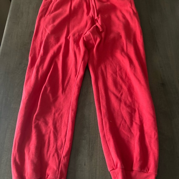 Size small red urban riot soft inside sweat pants. Comes from smoke free house. - Picture 3 of 3